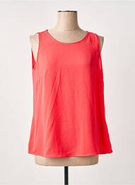 Top sans manche sans manche rouge ANDAMIO femme