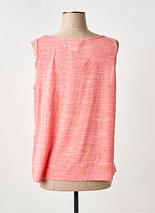 Débardeur stretch sans manche rose BARBARA LEBEK femme