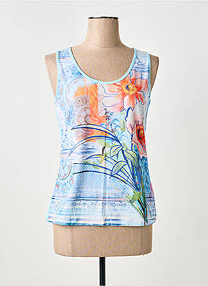 Débardeur bleu BARBARA LEBEK femme