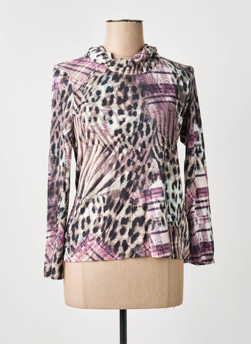 T-shirt manches longues manches longues violet BARBARA LEBEK femme