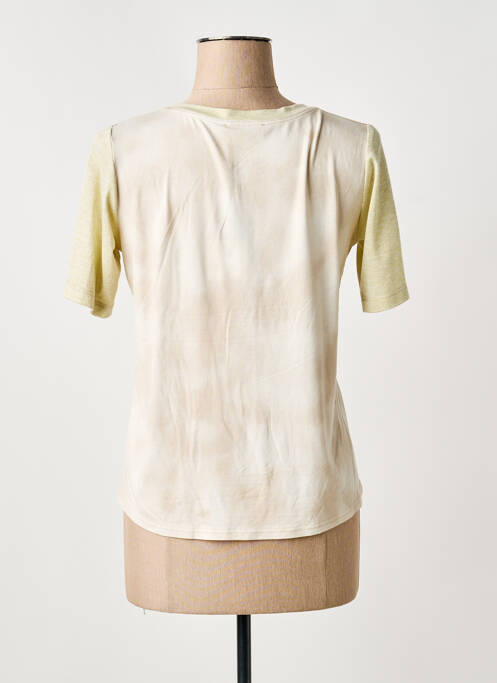 T-shirt imprimé fantaisie manches courtes vert RABE femme