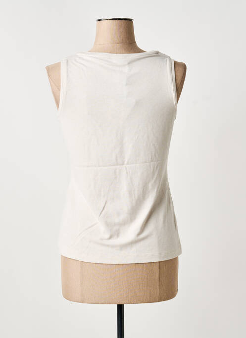 Débardeur stretch sans manche beige RABE femme