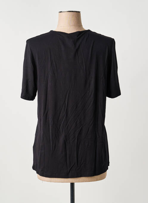 T-shirt coupe droite manches courtes noir BARBARA LEBEK femme