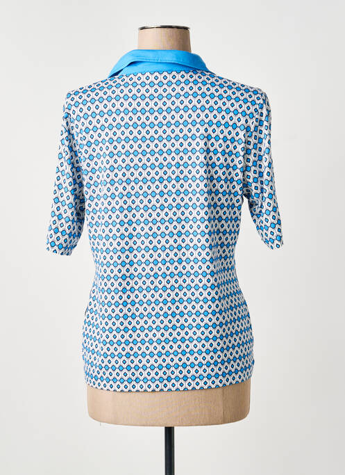 Polo stretch manches courtes bleu RABE femme
