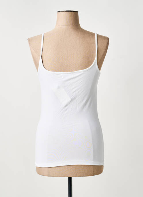 Débardeur stretch sans manche blanc VIRIATO femme