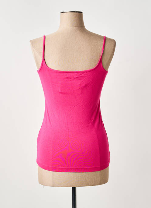 Débardeur stretch sans manche rose VIRIATO femme