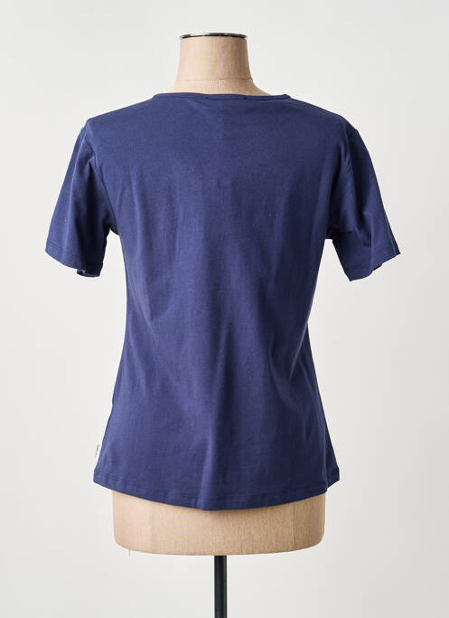 T-shirt stretch manches courtes bleu ANANKE femme