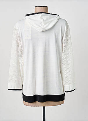 Veste casual col rond blanc ANANKE femme