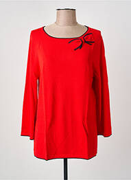 Top stretch manches longues rouge BETTY BARCLAY femme