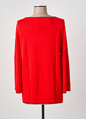 Top tissage crêpe manches longues rouge BETTY BARCLAY femme