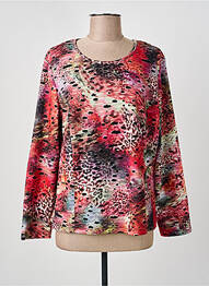 Top tissage jersey manches longues noir GUY DUBOUIS femme