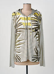 Veste casual col rond vert FRANK WALDER femme