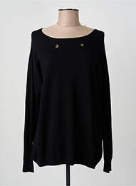 Pull stretch manches longues noir TRIPODE femme
