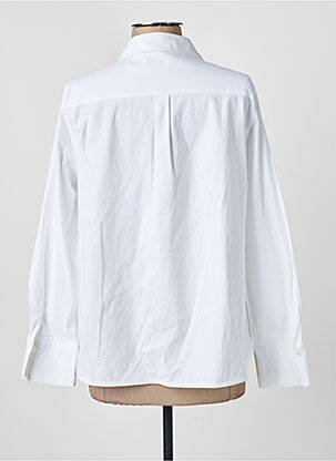 Chemisier coupe cintrée manches longues blanc RABE femme