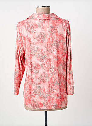 Blouse imprimé fantaisie manches longues rose RABE femme