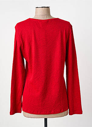 Top stretch manches longues rouge BARBARA LEBEK femme