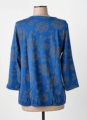 Top tissage jersey manches longues bleu RABE femme