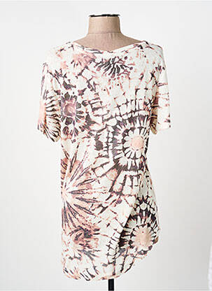 Top stretch manches courtes beige ANANKE femme
