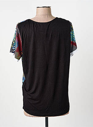 Top stretch manches courtes noir GUY DUBOUIS femme