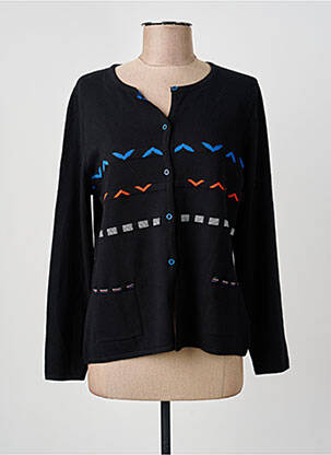 Gilet manches longues noir TELMAIL femme