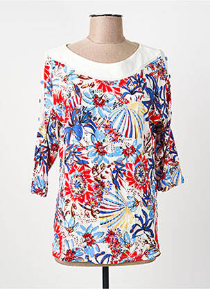 Top rouge GUY DUBOUIS femme