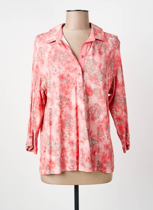 Blouse imprimé fantaisie manches longues rose RABE femme