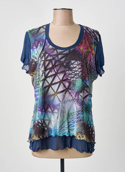 Top bleu GUY DUBOUIS femme