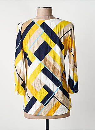 T-shirt manches 3/4 manches 3/4 jaune BETTY BARCLAY femme
