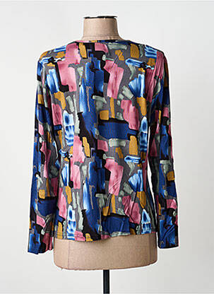 T-shirt manches longues manches longues bleu GUY DUBOUIS femme