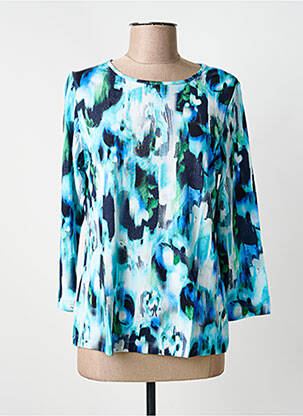T-shirt manches 3/4 manches 3/4 bleu RABE femme