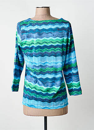 T-shirt manches 3/4 manches 3/4 bleu RABE femme