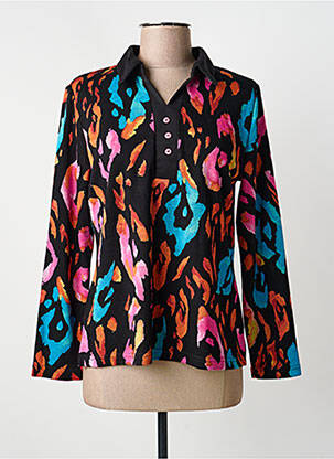 Polo noir GUY DUBOUIS femme