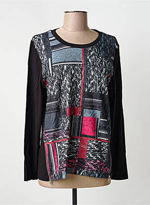 T-shirt noir GUY DUBOUIS femme