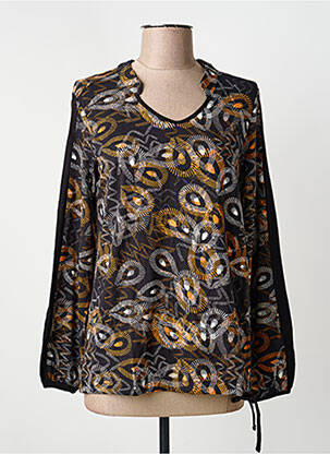 T-shirt noir GUY DUBOUIS femme