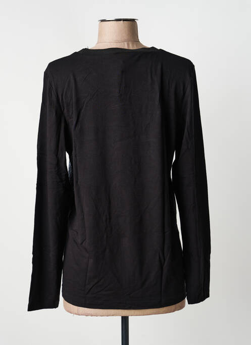 T-shirt manches longues manches longues noir GUY DUBOUIS femme
