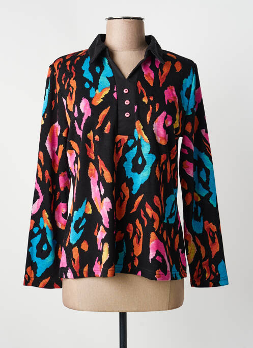 Polo noir GUY DUBOUIS femme