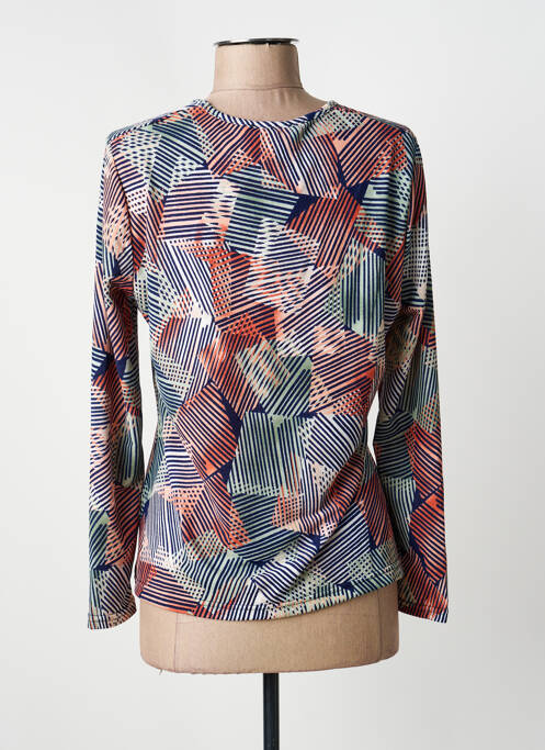 T-shirt bleu GUY DUBOUIS femme