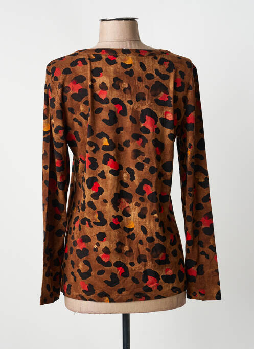 T-shirt marron BARBARA LEBEK femme