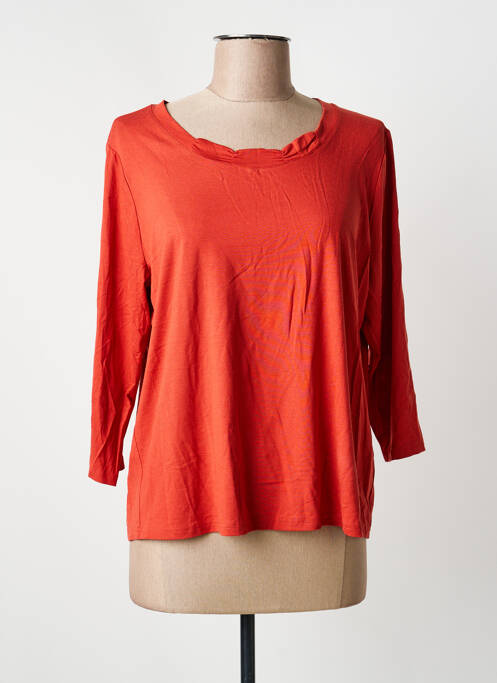 T-shirt orange FRANK WALDER femme