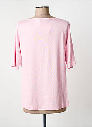 T-shirt manches 3/4 manches 3/4 rose FRANK WALDER femme