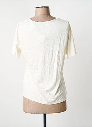 T-shirt stretch manches courtes beige TELMAIL femme