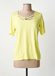 T-shirt stretch manches courtes vert TELMAIL femme