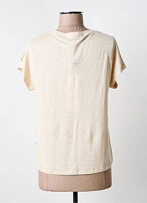 T-shirt imprimé fantaisie manches courtes beige ANANKE femme