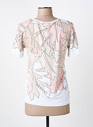 T-shirt imprimé fantaisie manches courtes beige ANANKE femme
