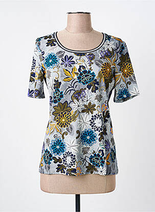 T-shirt imprimé fantaisie manches courtes bleu BETTY BARCLAY femme