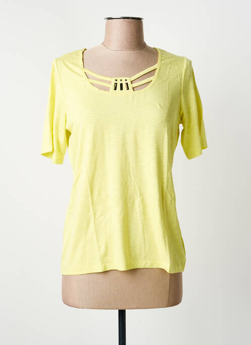 T-shirt stretch manches courtes vert TELMAIL femme