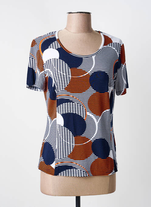 T-shirt bleu GUY DUBOUIS femme