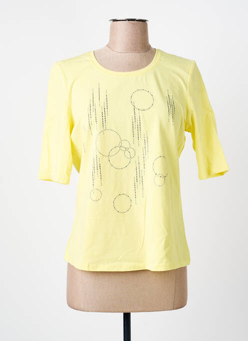 T-shirt jaune BARBARA LEBEK femme