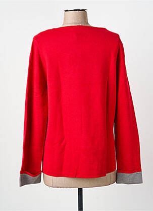Pull coupe cintrée manches longues rouge RABE femme