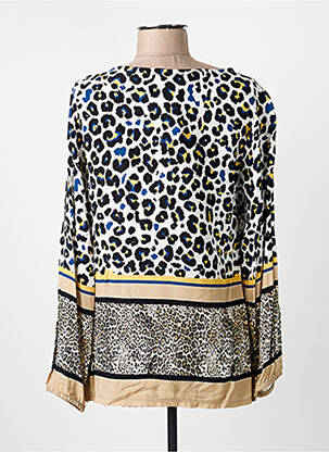 Blouse imprimé fantaisie manches longues beige MERI & ESCA femme